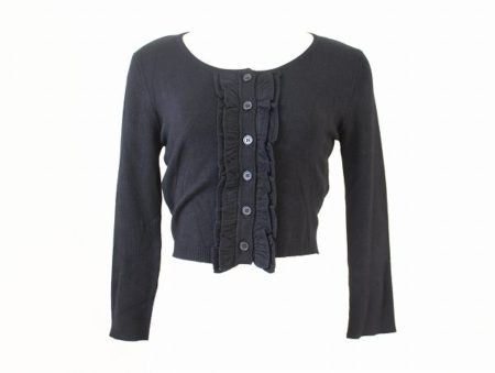 ボタン周りのフリルがどこか豪華な印象に！シネカノンのカーディガンを買取しました