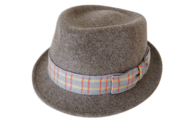 パステルカラーのチェックがポイント！アンソニーペトのフェルトハットを買取しました