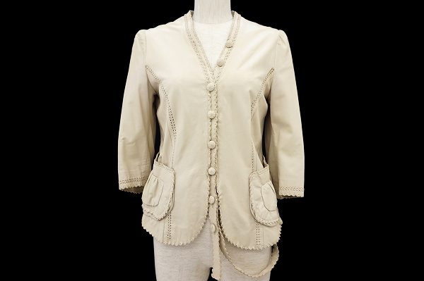 固すぎない雰囲気にしてくれるのがポイントです！三崎商事 レザー ジャケットを買取しました