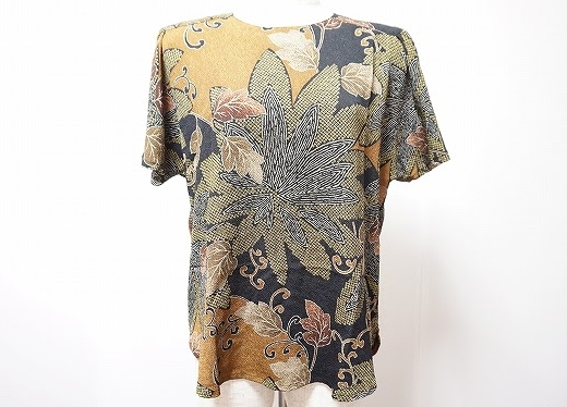 和柄が目を引いてお洒落見え！詩仙堂の半袖カットソー