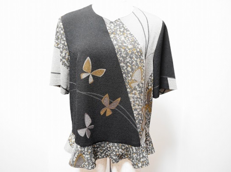 重ね着しているようなお洒落さを1枚で！詩仙堂の半袖カットソー