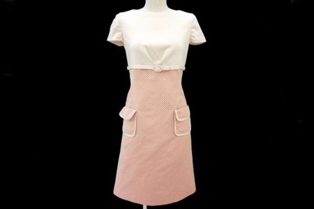 優しい印象が叶う！ハロッズの切り替えワンピースを買取しました