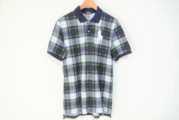 スタイリッシュなチェックがおしゃれに決まる！ラルフローレン メンズ ポロシャツを買取しました