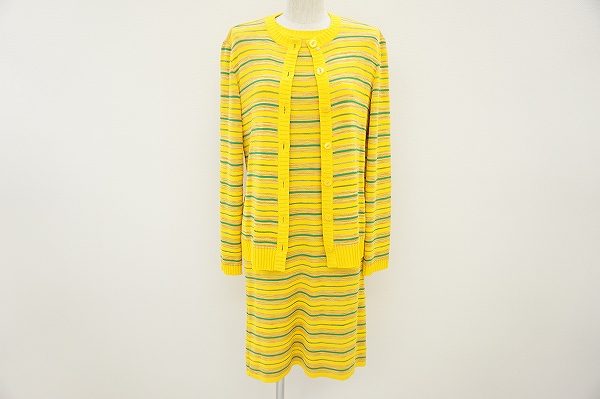 パワーをもらえるイエローが眩しい！イヴサンローラン セットアップを買取しました