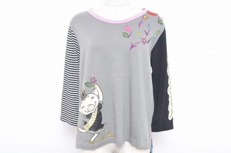 モノトーンとブタ柄のバランスが絶妙！アルベロベロのカットソーを買取しました