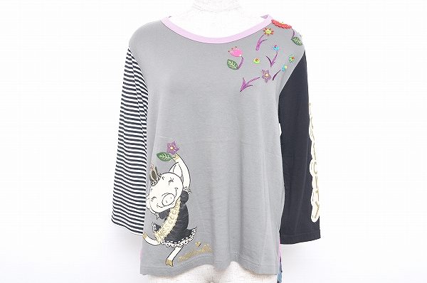 モノトーンとブタ柄のバランスが絶妙！アルベロベロのカットソーを買取しました