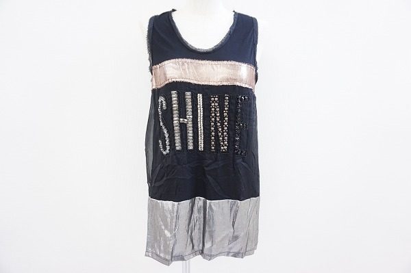 きらりと光るビジューが煌びやかに決まる!ランバンのタンクトップを買取しました