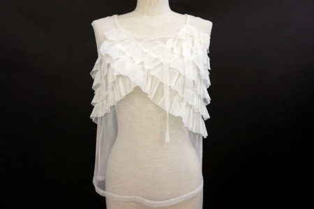 メッシュのデザインで涼しげに！センソユニコのカットソーを買取しました