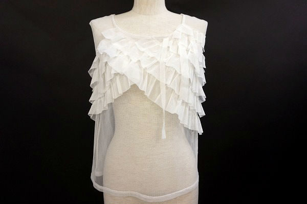 メッシュのデザインで涼しげに!センソユニコのカットソーを買取しました