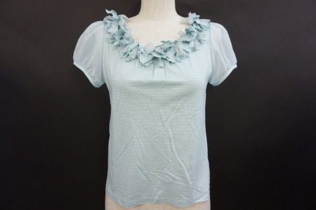 首元フリルが繊細な印象を作り上げる！ハロッズのカットソーを買取しました