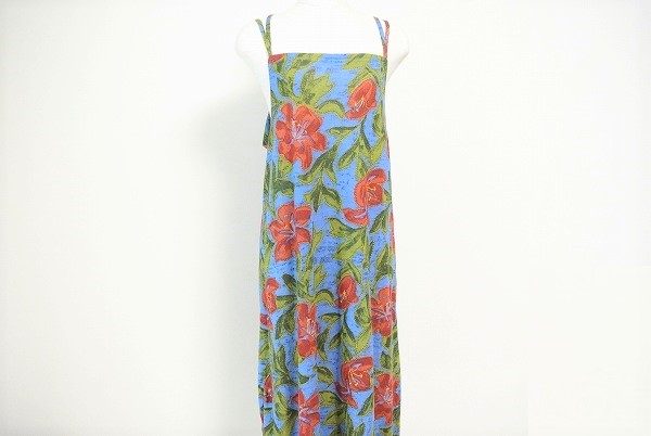 絵画のようなハイビスカスがエレガント！ヒロココシノのワンピースを買取しました