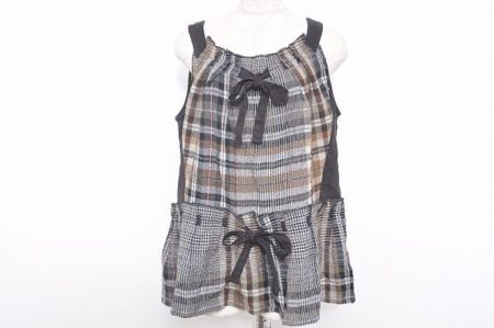 落ち着いた色味のチェックが特長！ティービーセンソユニコ チュニックを買取しました