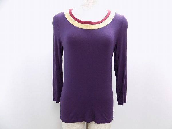 パープル×ベージュの組み合わせがレア！ローラアシュレイのカットソーを買取しました