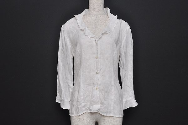 純白さが際立つ！ローラアシュレイ シャツブラウスを買取しました