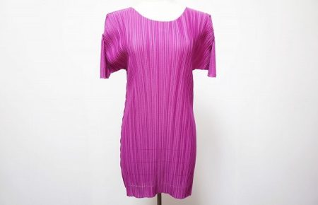 顔映りが華やかに決まる！プリーツプリーズ イッセイミヤケ A-POC チュニックを買取しました