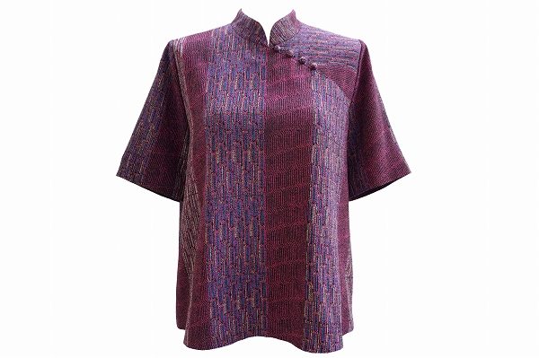 深みのある赤紫で落ち着いた雰囲気をゲット!ヒトシタムラのカットソーを買取しました