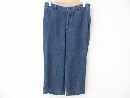 シックなブルーで深みある雰囲気に！マドモアゼルノンノンのパンツを買取しました