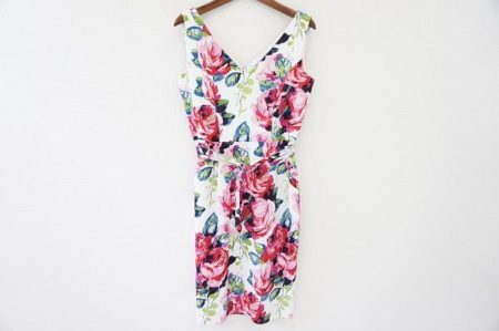 ホワイト×バラの間違いない組み合わせ！ローラアシュレイ ワンピース を買取しました