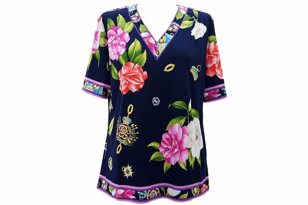 息をのむほどゴージャスで華やかなお花がポイント！レオナールのカットソーを買取しました