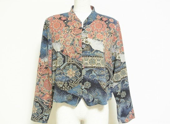 和柄を気軽に羽織る!詩仙堂のショート丈ジャケット