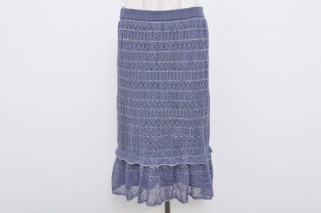 柔らかなレアカラー薄紫がポイント！アトリエサガンのスカートを買取しました
