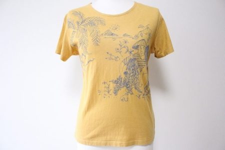 深みのあるイエローで品のある装いに！ヨーガンレールのTシャツを買取しました