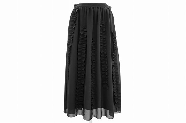 クール×チャーミングの絶妙バランス レキップ ヨシエイナバのシフォンスカートを買取しました