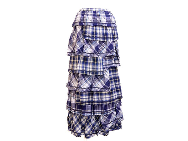 存在感と落ち着いた世界観を演出｜アツロウタヤマ フリル チェックスカートを買取しました