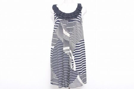 ちぐはぐなボーダーがおしゃれ｜イエナ フリルワンピースを買取しました