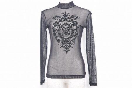 シャープでエレガントな雰囲気に レキップヨシエイナバのブラック カットソーを買取しました