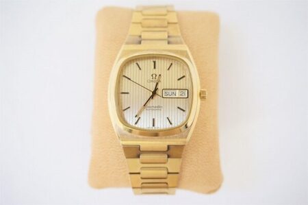 シンプルな中にもゴージャスさがある｜オメガの腕時計を買取しました