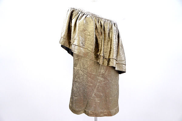 ゴールドが眩しくてゴージャスなトリーバーチのカットソーを買取しました