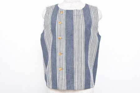 繊細なストライプがおしゃれなビームスボーイのベストを買取しました