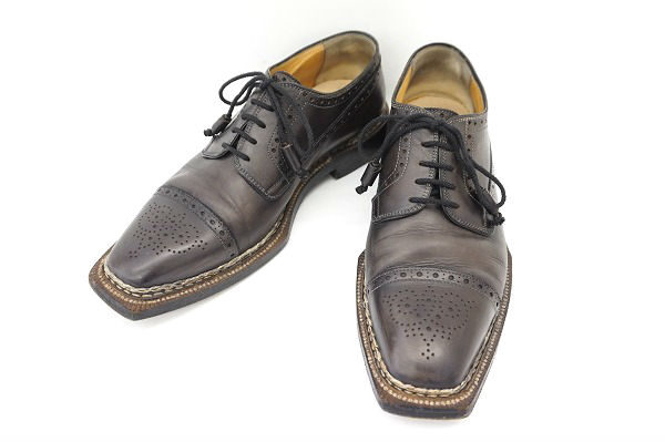 紳士的なデザイン ステファノビのビジネスシューズを買取しました