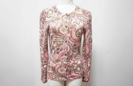 デュアルヴューのカーディガンを買取しました｜バランスのよい柄が上品