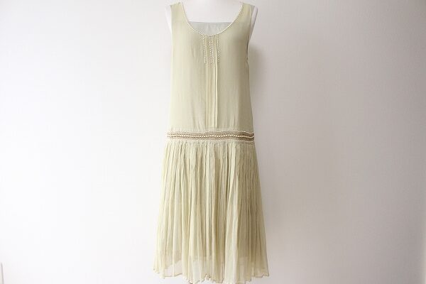 パドカレのシルクワンピースを買取しました|涼し気フリルがさわやか