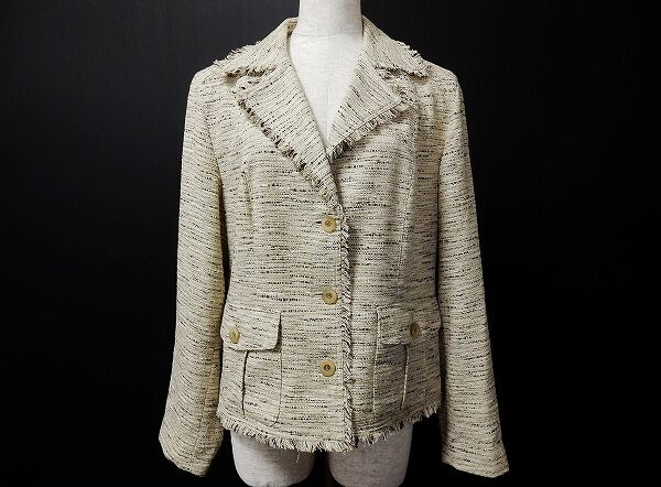 上品シルクの綺麗めスタイル!クリッツィア ジャケットを買取しました