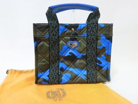 レアな迷彩柄に魅了！伊太利屋のハンドバッグを買取しました