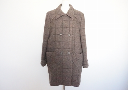 ロング丈で暖かく美品状態のブラウンコート！レリアン