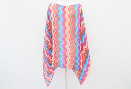 引き込まれるマルチ柄に魅了！プリーツプリーズのポンチョを買取しました