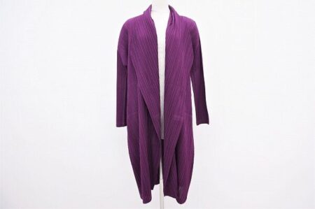 高貴な紫が上品！プリーツプリーズのロングカーディガンを買取しました