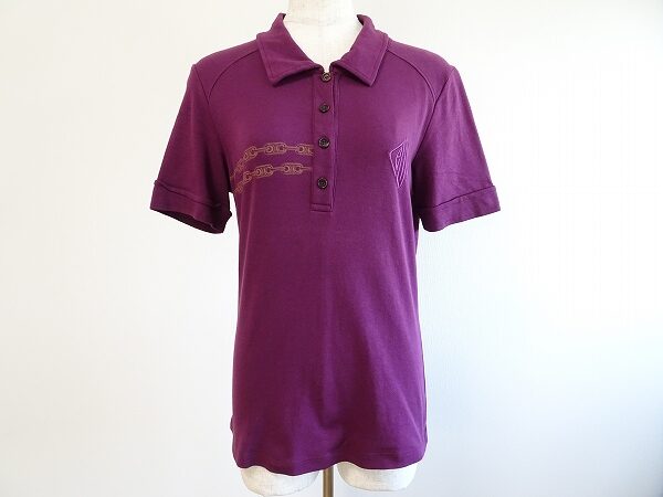 高貴なパープルに惹かれる！セリーヌのポロシャツを買取しました
