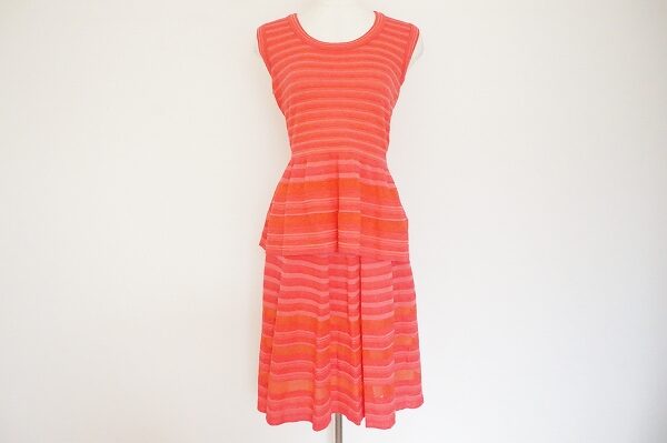 エムミッソーニの豪華なボーダー ピンクセットアップを買取しました