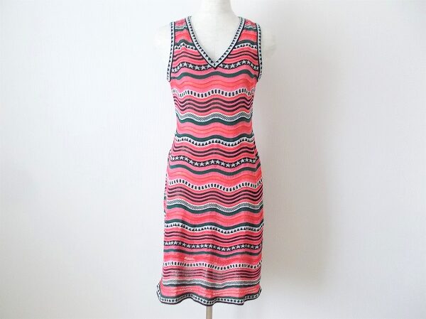 元気でスタイリッシュに決まる！エムミッソーニのノースリーブワンピースを買取しました　