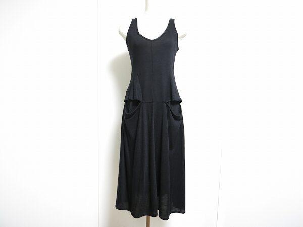 すらりとした印象に ワイズ ヨウジヤマモトのノースリーブワンピースを買取しました