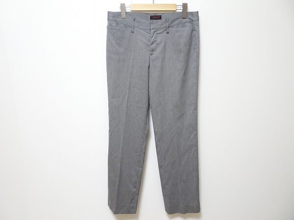 センタープレスが上品で使いやすい！ヨシエイナバのパンツを買取しました