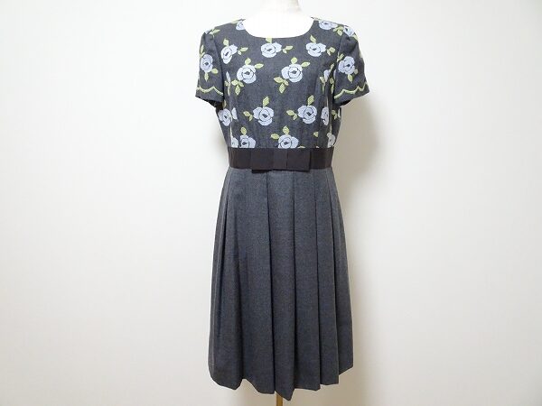 バラ柄がキュート！エムズグレイシーのワンピースを買取しました