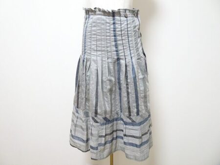 綺麗なストライプが素敵！イオコムイオセンソユニコのフレアスカートを買取しました