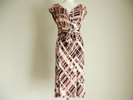 大人ピンクが可愛い｜ヨーコドール 総柄 シルクワンピースを買取しました