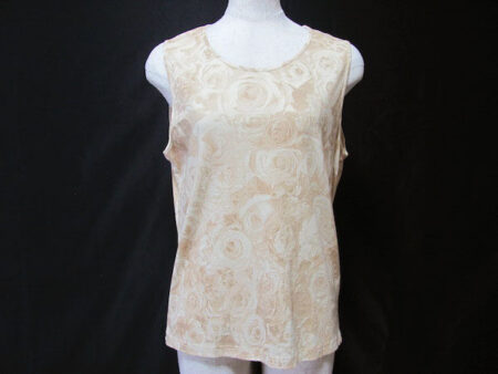 上品なバラにうっとりする！ヘルノのベージュ カットソーを買取しました